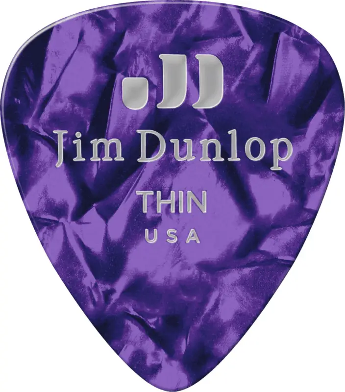 Bestseller Jim Dunlop 12 x Thin Genuine Celluloid Purple