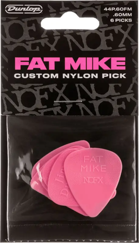 Highlight Jim Dunlop 6 x 0,60mm Fat Mike Custom Nylon