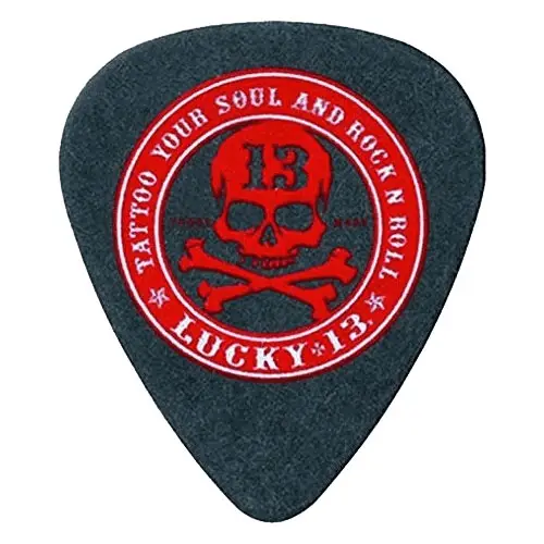 Markenprodukt Jim Dunlop 36 x 0,60mm Lucky 13 Series II Black #12 Rock N Roll