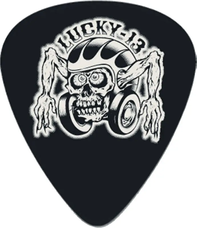 Neue Kollektion Jim Dunlop 36 x 0,73mm Lucky 13 Series III Black #16 Helmetskull