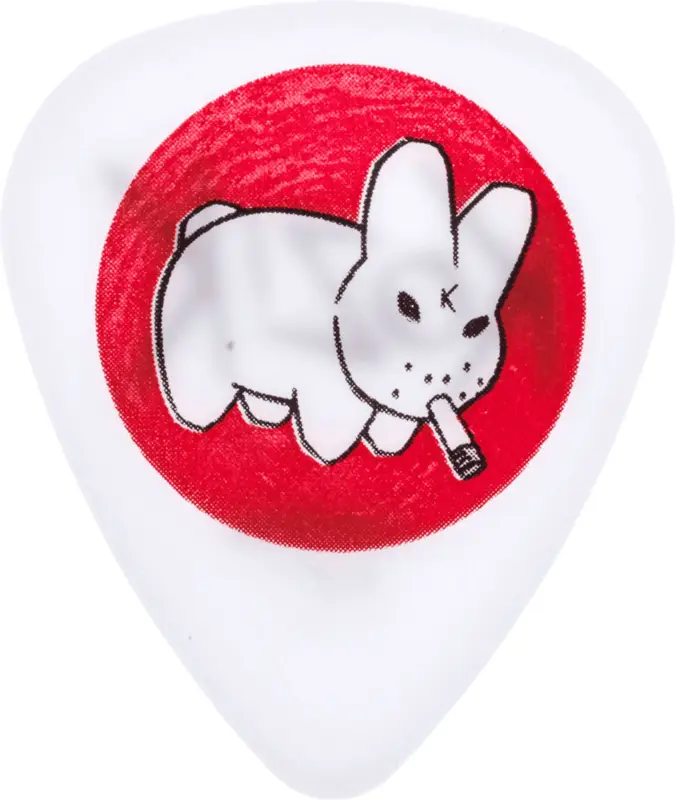Kostenloser Versand Jim Dunlop 36 x 0,73mm Frank Kozik Devil Bunny White