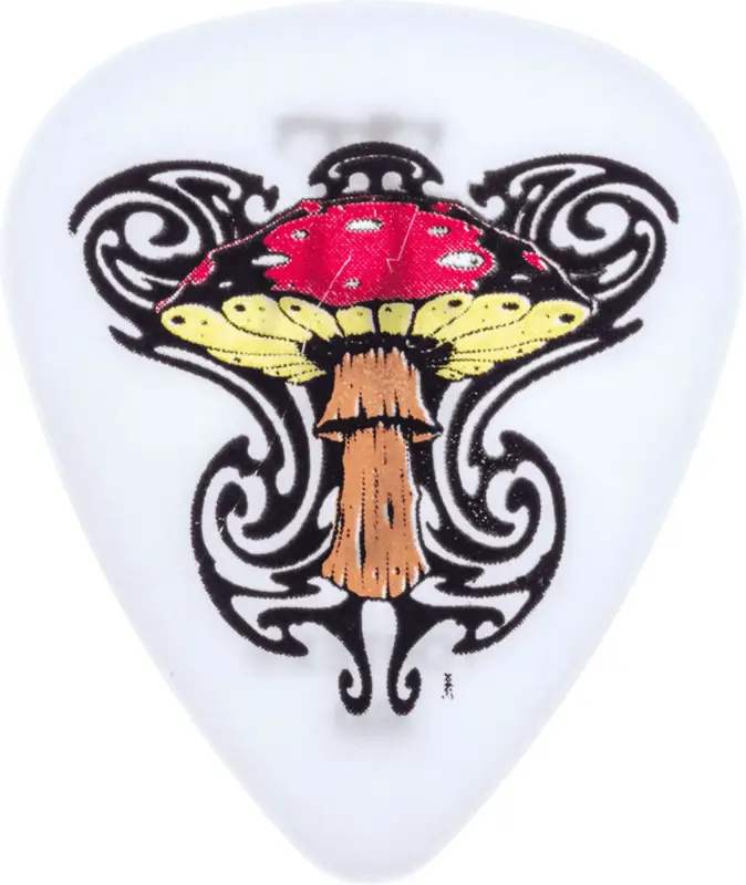 Neuheit Jim Dunlop 36 x 1,00mm Blackline II Alan Forbes Shroom White