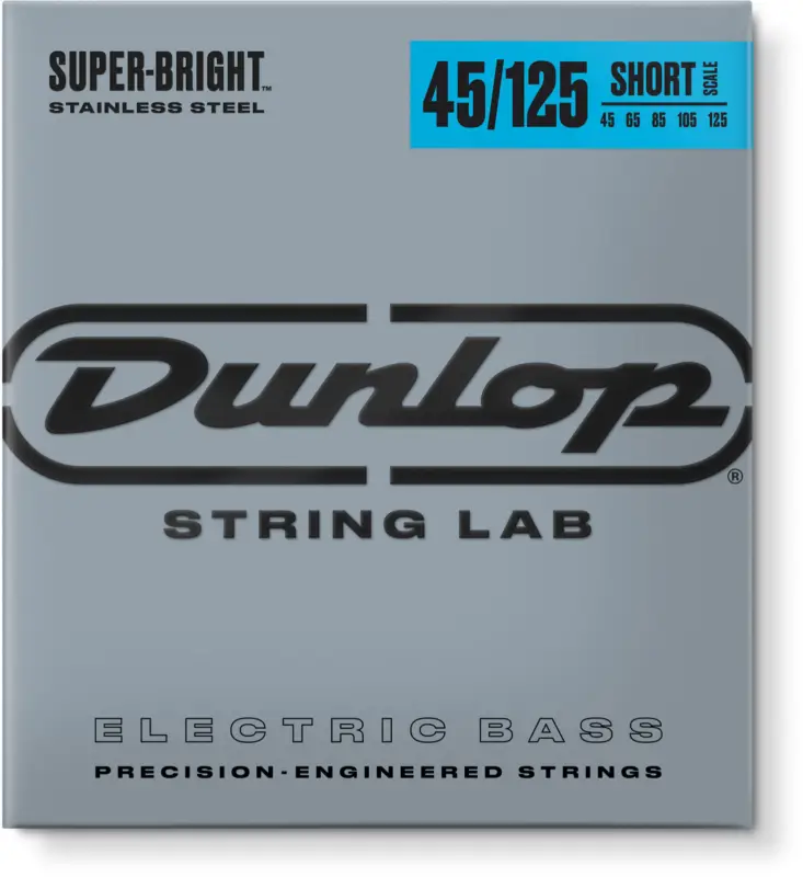 Abverkauf Jim Dunlop BASS SET SB STEEL SHORT 45-125 5 STRINGS