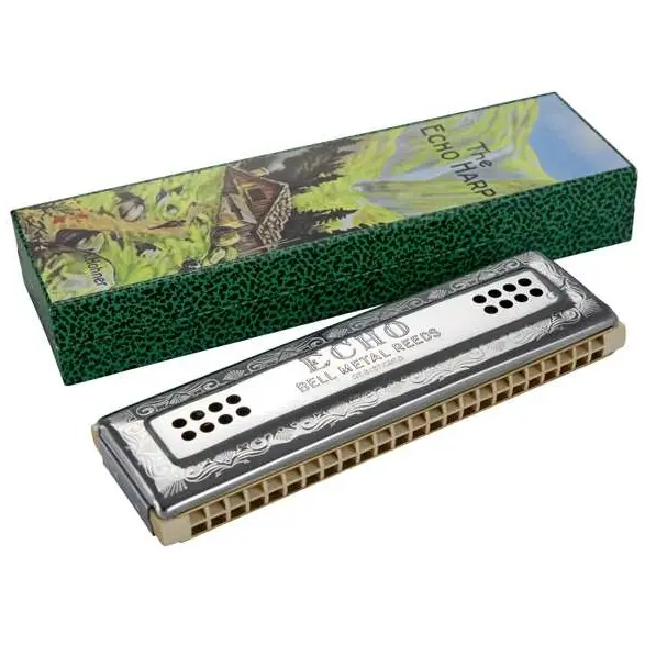 Meistverkauft Hohner Echo Harp 96 C/G-Mundharmonika