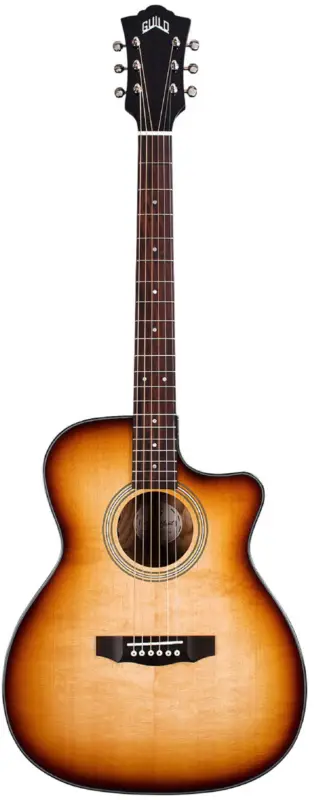 Guild Om-260Ce Deluxe Burl Gratis Versand