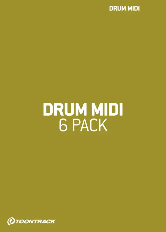 Kostenloser Rückversand Toontrack EZdrummer MIDI 6 Pack