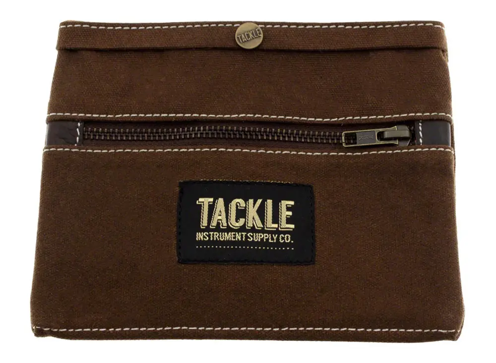 TACKLE Instruments WAXED CANVAS GIG POUCH - BROWN Direkt Vom Hersteller