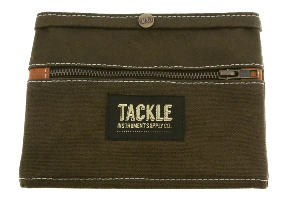 TACKLE Instruments WAXED CANVAS GIG POUCH - FOREST GREEN Neuheit