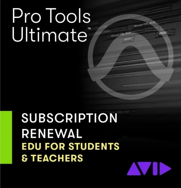 Avid Pro Tools Ultimate Subscription Renewal Education Kracherpreis
