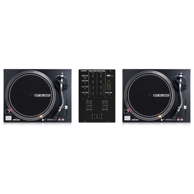 Reloop PACK REGIE DJ VINYLE : RP 4000 MK2 + RMX10BT Solange Der Vorrat Reicht