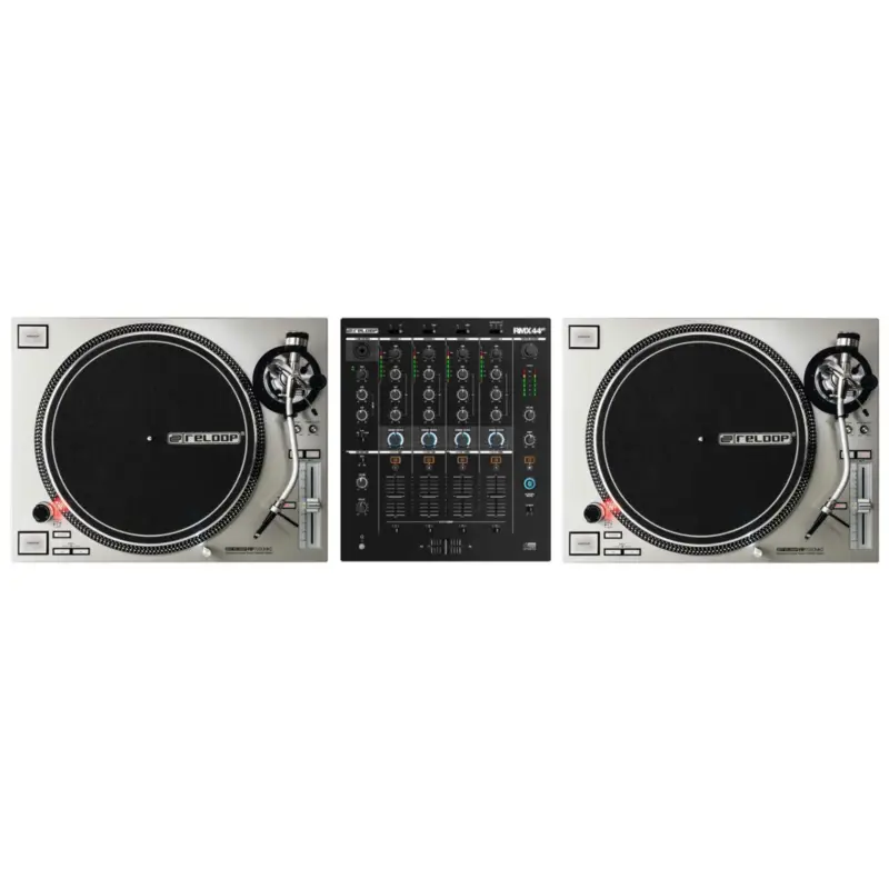 Reloop DJ VINYL DJ PACK: RP 7000 MK2 SILBER + RMX 44BT Bestpreis