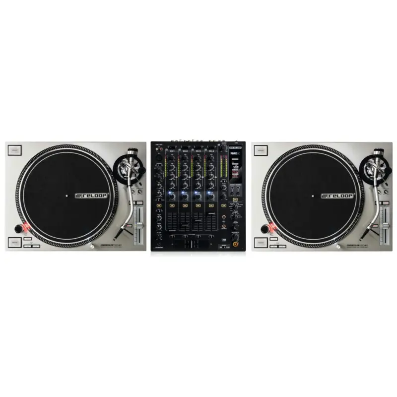 Reloop DJ VINYL DJ PACK: RP 7000 MK2 SILBER + RMX 60 DIGITAL Preis Gesenkt