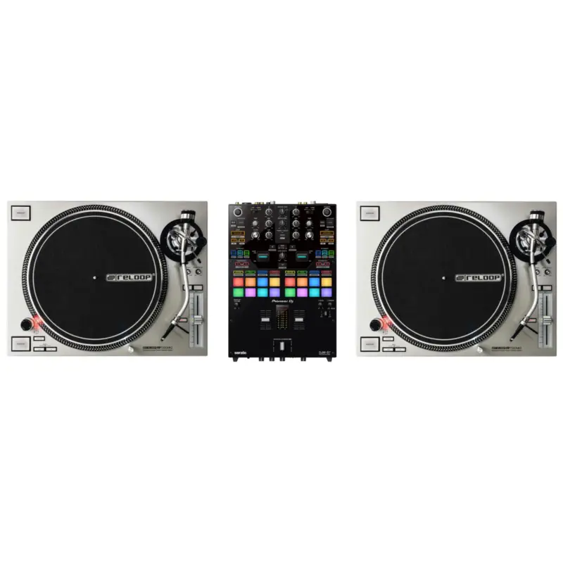 Reloop DJ VINYL DJ PACK: RP 7000 MK2 SILBER + DJM S-7 Heißes Angebot