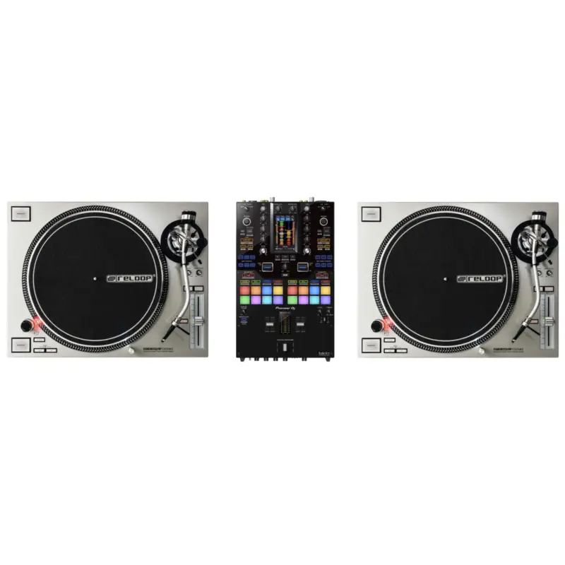 Reloop DJ VINYL DJ PACK: RP 7000 MK2 SILBER + DJM-S11 Abverkauf