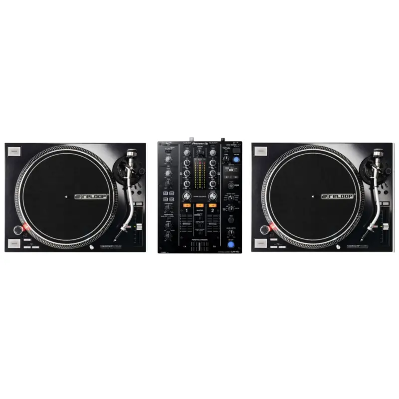 Top-Angebot Reloop PACK REGIE DJ VINYLE : RP 7000 MK2 BLACK + DJM-450