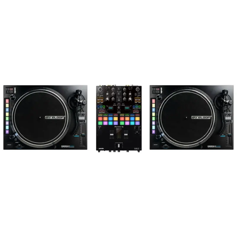 Reloop DJ VINYL DJ PACK: RP 8000 MK2 SILBER + DJM S-7 Aktuell