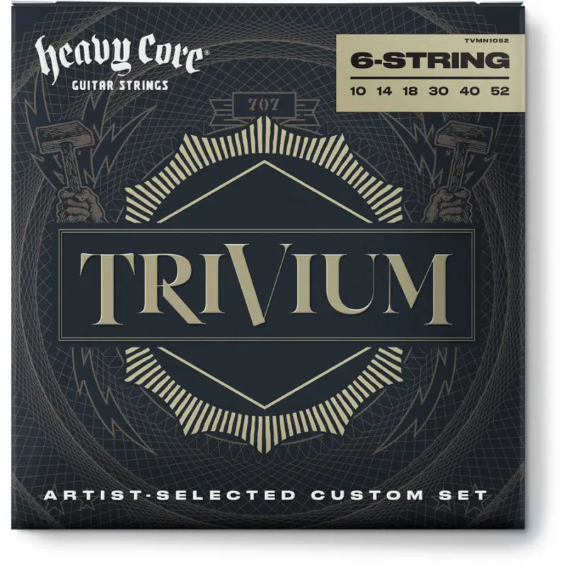 Bestpreis Jim Dunlop TVMN1052 TRIVIUM HEAVY CORE NICKEL 10-52