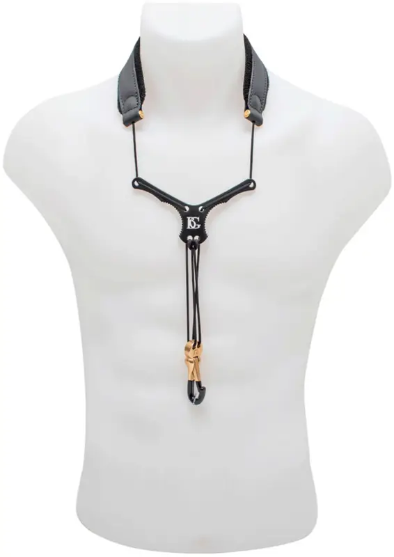 BG France SOP / ALTO / TENOR "ZEN" W / BLACK METAL EXTENDER METAL COATED SNAP HOOK Nur Heute