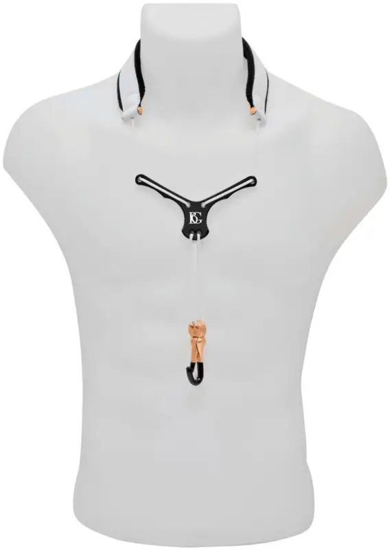 Zertifiziert BG France SOP / ALTO / TENOR "ZEN" W / BLACK METAL EXTENDER METAL COATED SNAP HOOK