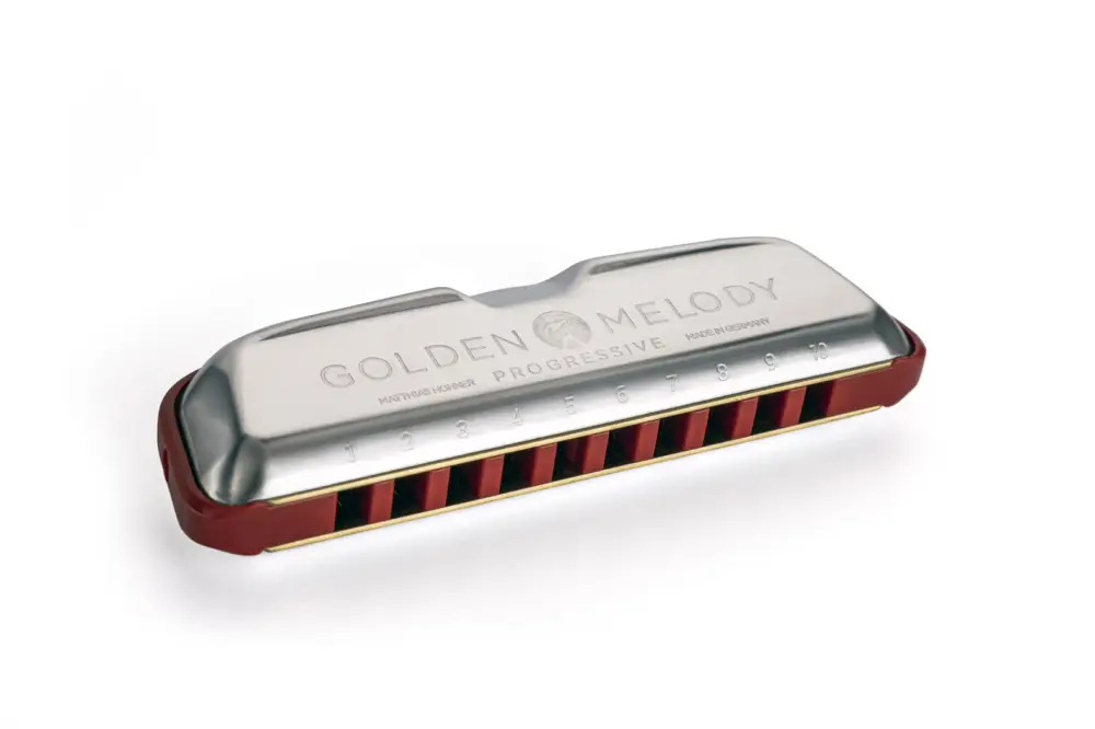 Begrenztes Angebot Hohner GOLDEN MELODY C/DO - 10 HOLES