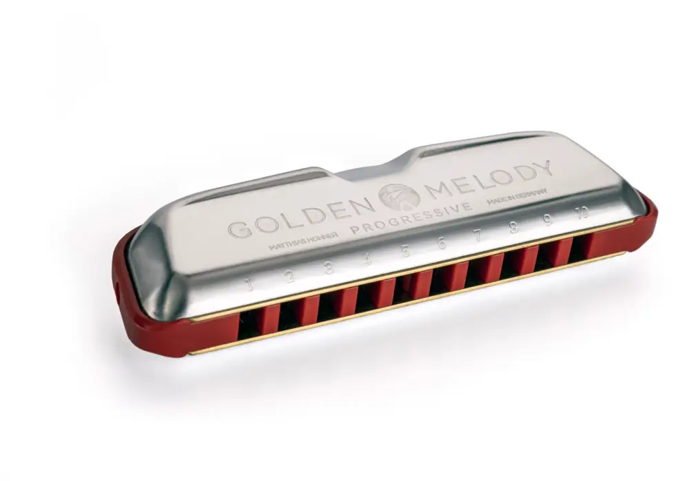 Hohner GOLDEN MELODY A/LA - 10 HOLES Neuheit