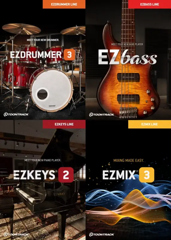 Toontrack EZ Line Software Bundle Saisonangebot